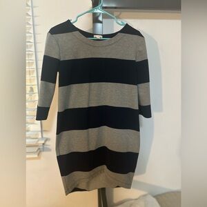 Gap Blue/Grey Striped XS Dress